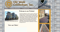 Desktop Screenshot of oldworldcobblestoneinc.com